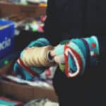 recycled sweater mittens